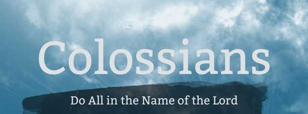 Colossians Lesson 21
