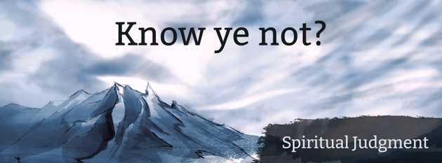 Spiritual Judgment