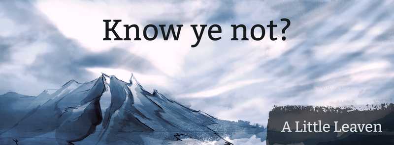 Paul asks them again, 'Know ye not?' This time calling out despicable behaviour that even the world identifies as wrong.